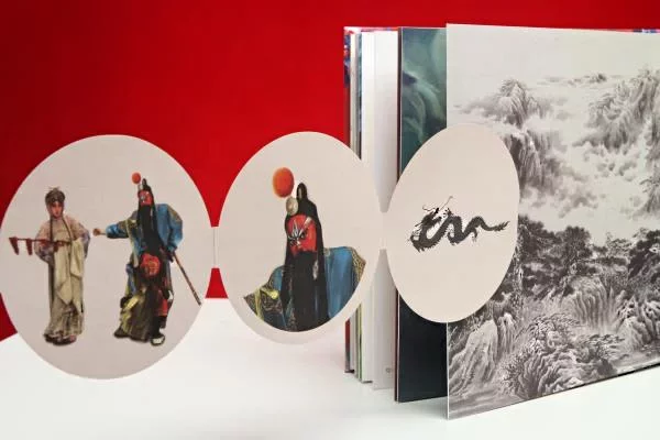 中国京剧脸谱立体书，儿童3d立体宝宝翻翻书，戏曲早教京剧启蒙书